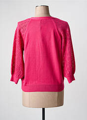 Gilet manches longues rose JULIE GUERLANDE pour femme seconde vue