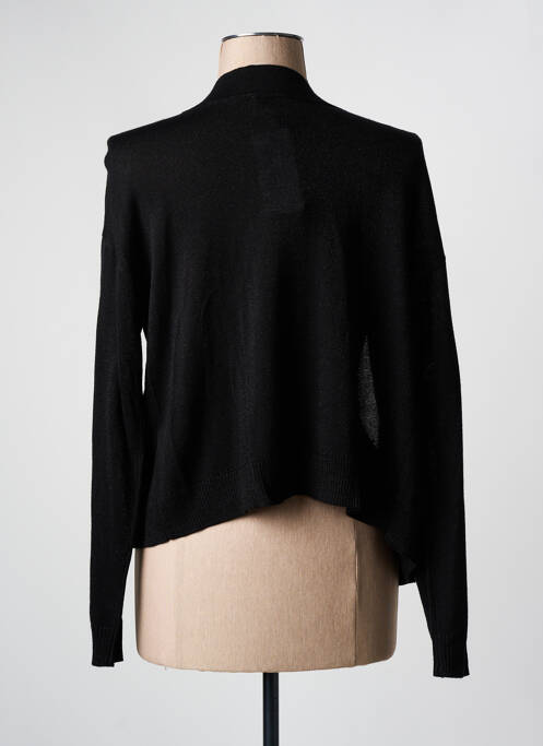 Gilet manches longues col v noir JULIE GUERLANDE femme