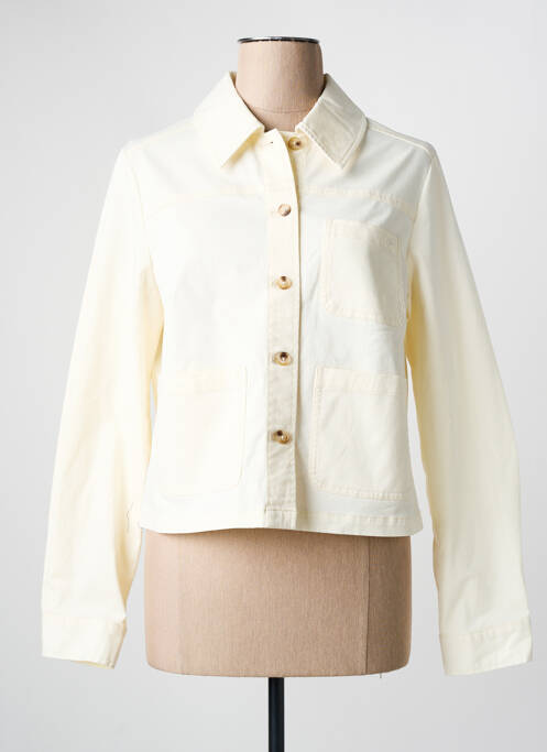 Veste casual coupe droite beige JULIE GUERLANDE femme