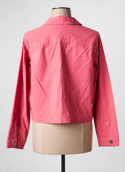 Veste casual coupe droite rose JULIE GUERLANDE femme