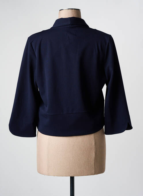 Blazer col châle bleu JULIE GUERLANDE femme
