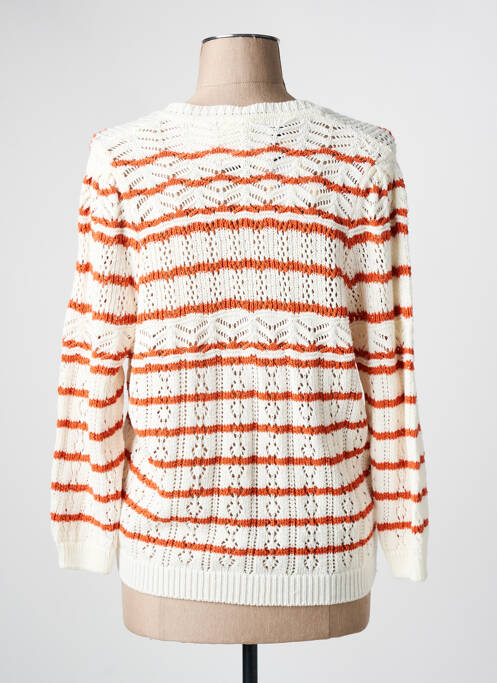 Gilet manches longues beige JULIE GUERLANDE pour femme