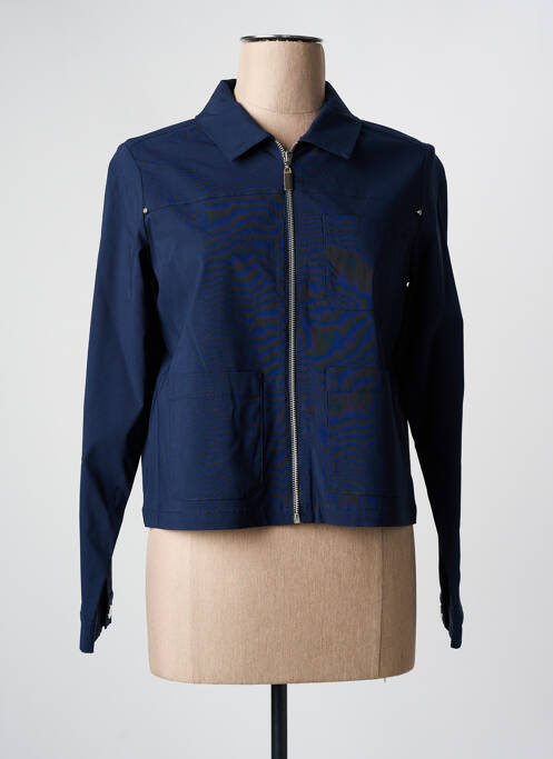 Veste casual bleu JULIE GUERLANDE pour femme