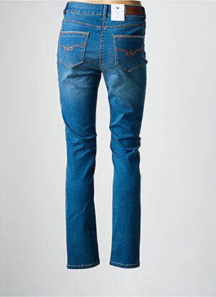Jeans coupe slim stretch taille normale bleu JULIE GUERLANDE femme
