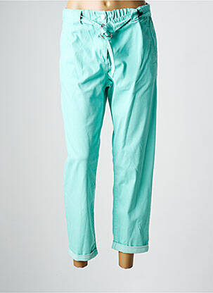 Pantalon 7/8 stretch bleu JULIE GUERLANDE femme