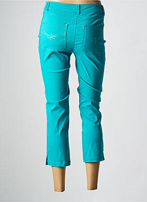 Pantacourt stretch taille normale bleu JULIE GUERLANDE femme