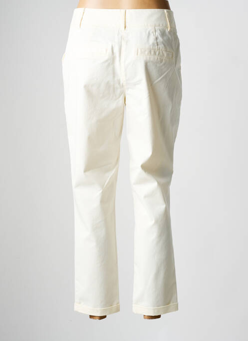 Pantalon 7/8 stretch taille normale beige JULIE GUERLANDE femme