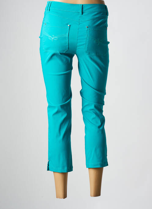 Pantacourt bleu JULIE GUERLANDE pour femme