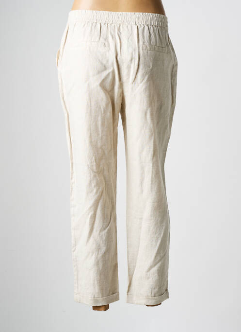 Pantalon 7/8 beige JULIE GUERLANDE pour femme