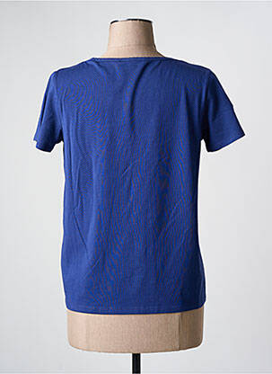 Top manches courtes manches courtes bleu C'EST BEAU LA VIE femme