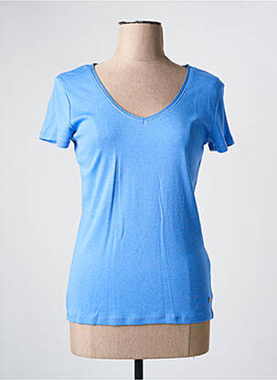 Top manches courtes manches courtes bleu C'EST BEAU LA VIE femme