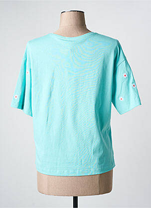 Top manches courtes manches courtes bleu JULIE GUERLANDE femme