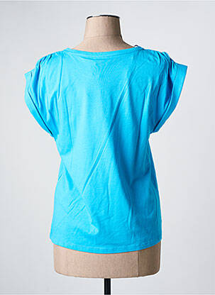Top manches courtes manches courtes bleu JULIE GUERLANDE femme
