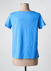 Top bleu C'EST BEAU LA VIE pour femme seconde vue