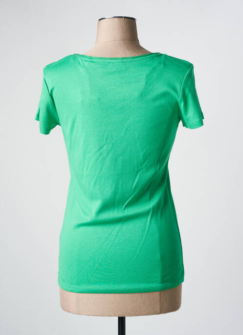 Top manches courtes manches courtes vert C'EST BEAU LA VIE femme