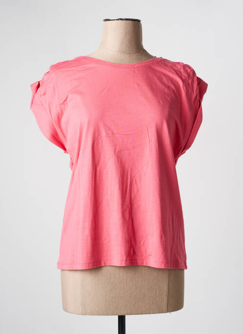 Top manches courtes manches courtes rose JULIE GUERLANDE femme