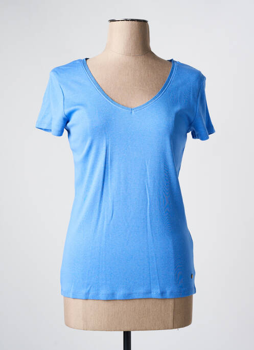 Top bleu C'EST BEAU LA VIE pour femme