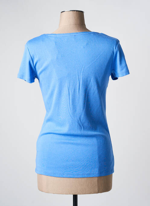 Top bleu C'EST BEAU LA VIE pour femme