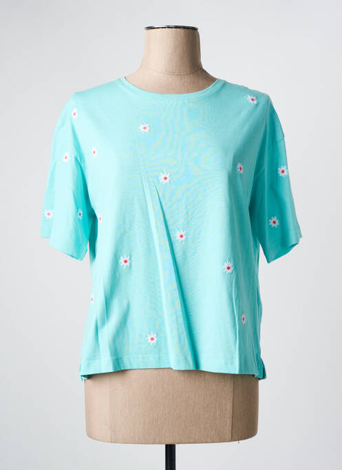 Top bleu JULIE GUERLANDE pour femme