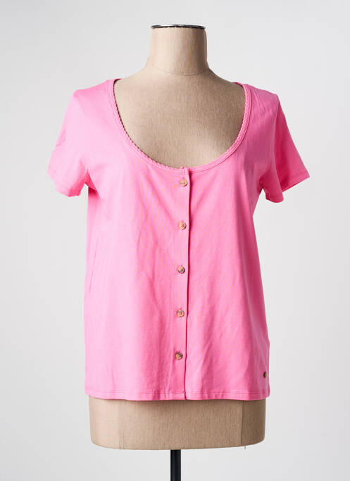 Top rose C'EST BEAU LA VIE pour femme