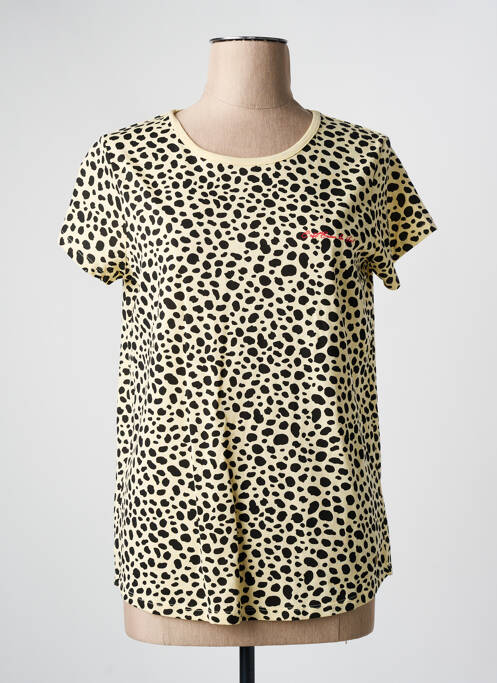 T-shirt beige C'EST BEAU LA VIE pour femme