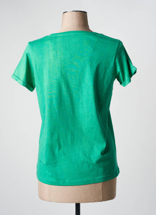 T-shirt vert C'EST BEAU LA VIE pour femme
