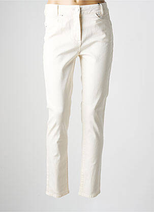 Pantalon slim poches blanc JULIE GUERLANDE femme