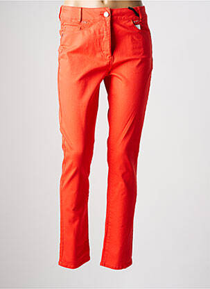 Pantalon slim poches orange JULIE GUERLANDE femme