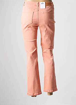 Pantalon droit taille normale taille normale orange C'EST BEAU LA VIE femme
