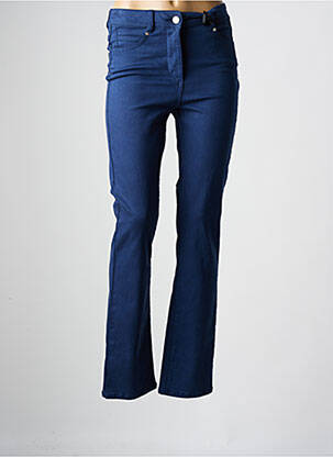 Pantalon slim bleu JULIE GUERLANDE pour femme