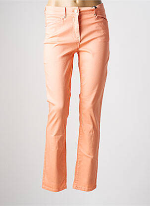 Pantalon slim orange JULIE GUERLANDE pour femme