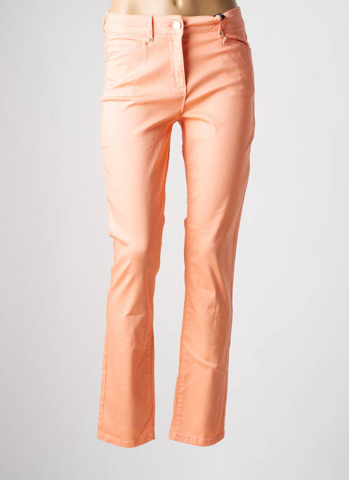 Pantalon slim poches orange JULIE GUERLANDE femme