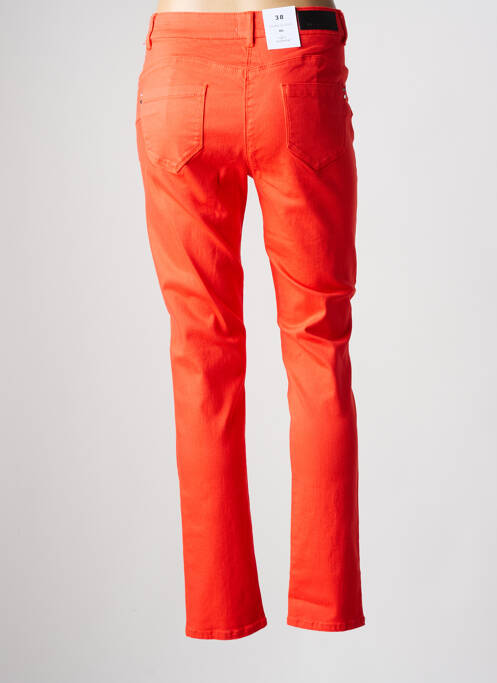 Pantalon slim poches orange JULIE GUERLANDE femme