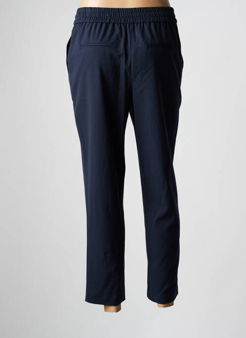 Pantalon 7/8 taille élastique bleu C'EST BEAU LA VIE femme