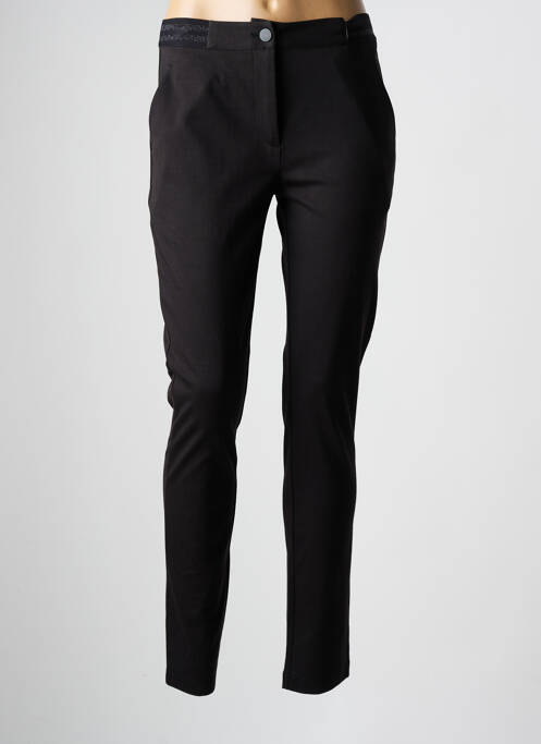 Pantalon slim noir JULIE GUERLANDE pour femme