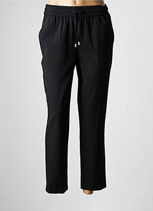 Pantalon slim taille élastique noir C'EST BEAU LA VIE femme