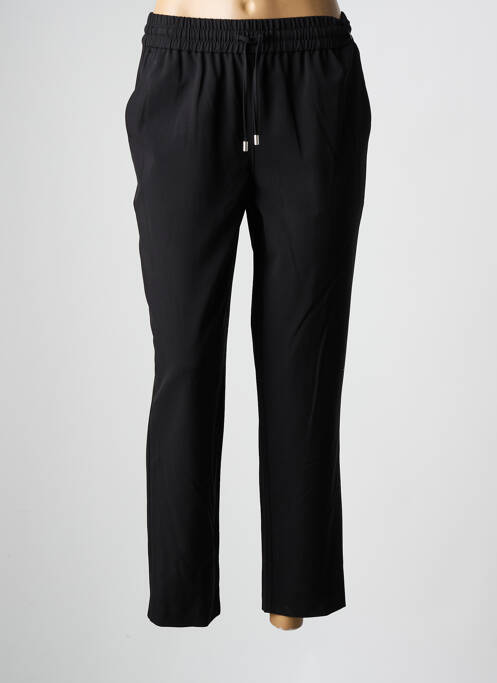 Pantalon slim taille élastique noir C'EST BEAU LA VIE femme