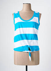 Débardeur bleu C'EST BEAU LA VIE pour femme seconde vue