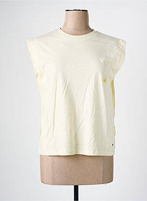 Débardeur jaune C'EST BEAU LA VIE pour femme