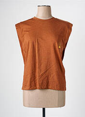 Débardeur marron C'EST BEAU LA VIE pour femme seconde vue