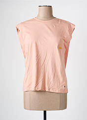 Débardeur rose C'EST BEAU LA VIE pour femme seconde vue