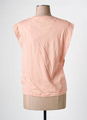 Débardeur rose C'EST BEAU LA VIE pour femme seconde vue
