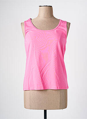 Débardeur rose C'EST BEAU LA VIE pour femme