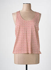 Débardeur rose C'EST BEAU LA VIE pour femme seconde vue