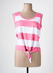 Débardeur rose C'EST BEAU LA VIE pour femme seconde vue