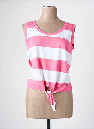 Débardeur rose C'EST BEAU LA VIE pour femme