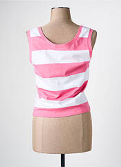 Débardeur rose C'EST BEAU LA VIE pour femme seconde vue