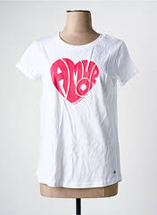 T-shirt blanc C'EST BEAU LA VIE pour femme seconde vue