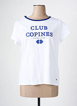 T-shirt blanc C'EST BEAU LA VIE pour femme