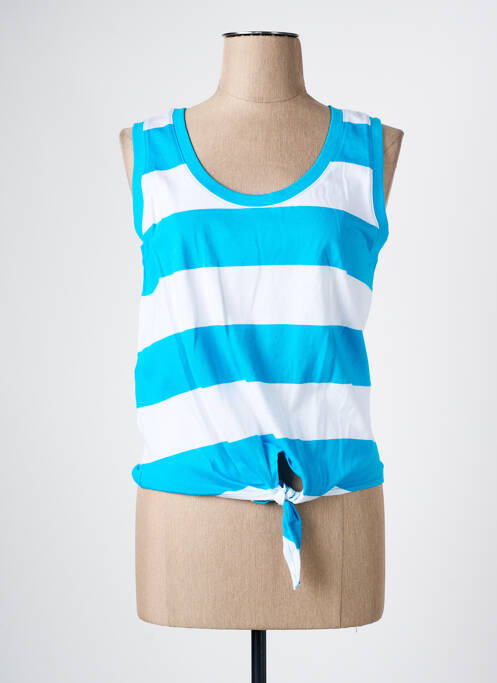 Débardeur bleu C'EST BEAU LA VIE pour femme